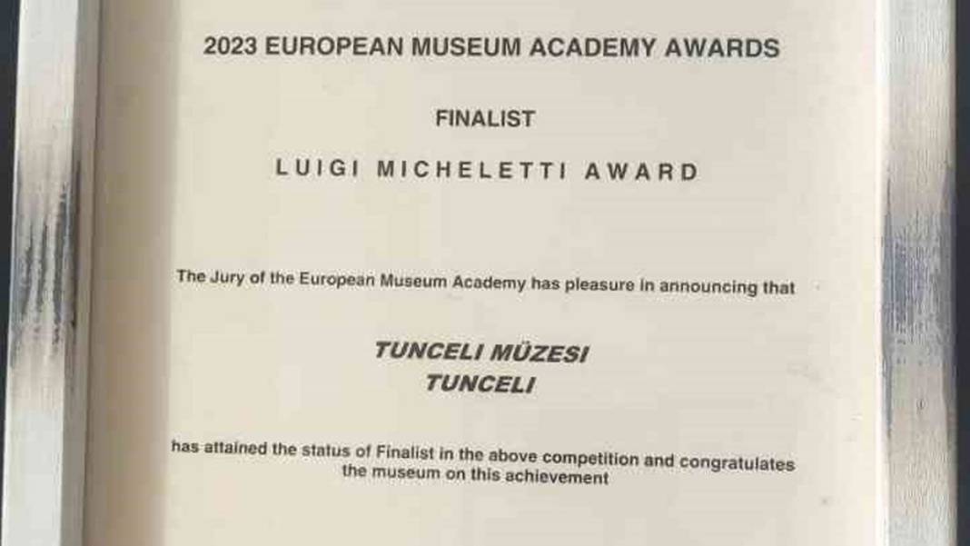 Her yıl nüfusu kadar ziyaretçi ağırlıyor... Tunceli Müzesi, Avrupa'da ilk 3'te 3
