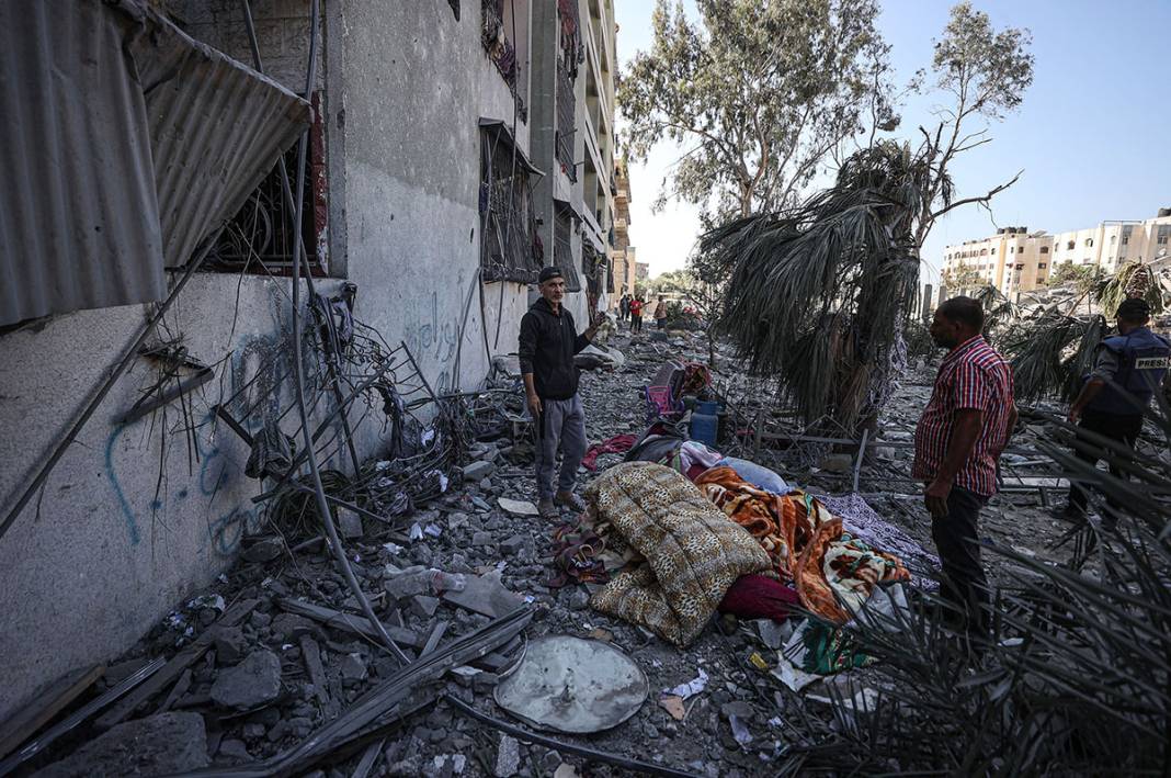 Gazze mezarlığı! Katliamın izleri İsrail'den bile görünüyor 13