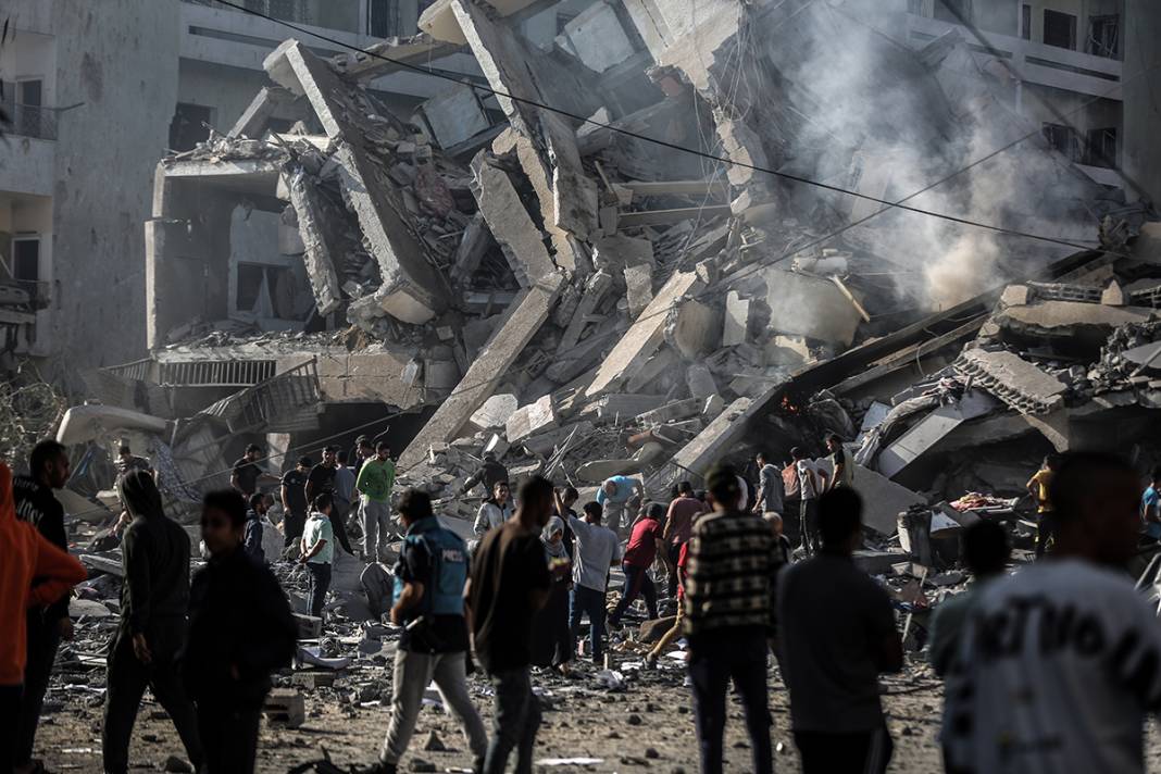 Gazze mezarlığı! Katliamın izleri İsrail'den bile görünüyor 9