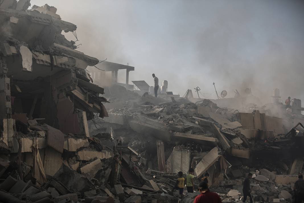 Gazze mezarlığı! Katliamın izleri İsrail'den bile görünüyor 8