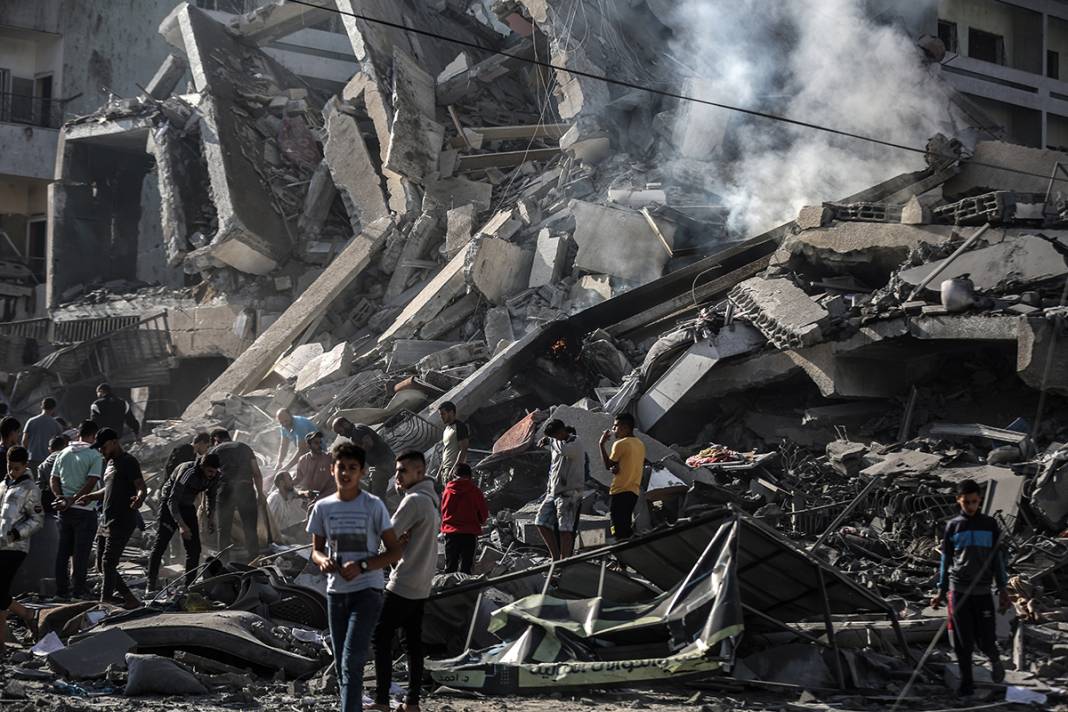 Gazze mezarlığı! Katliamın izleri İsrail'den bile görünüyor 7