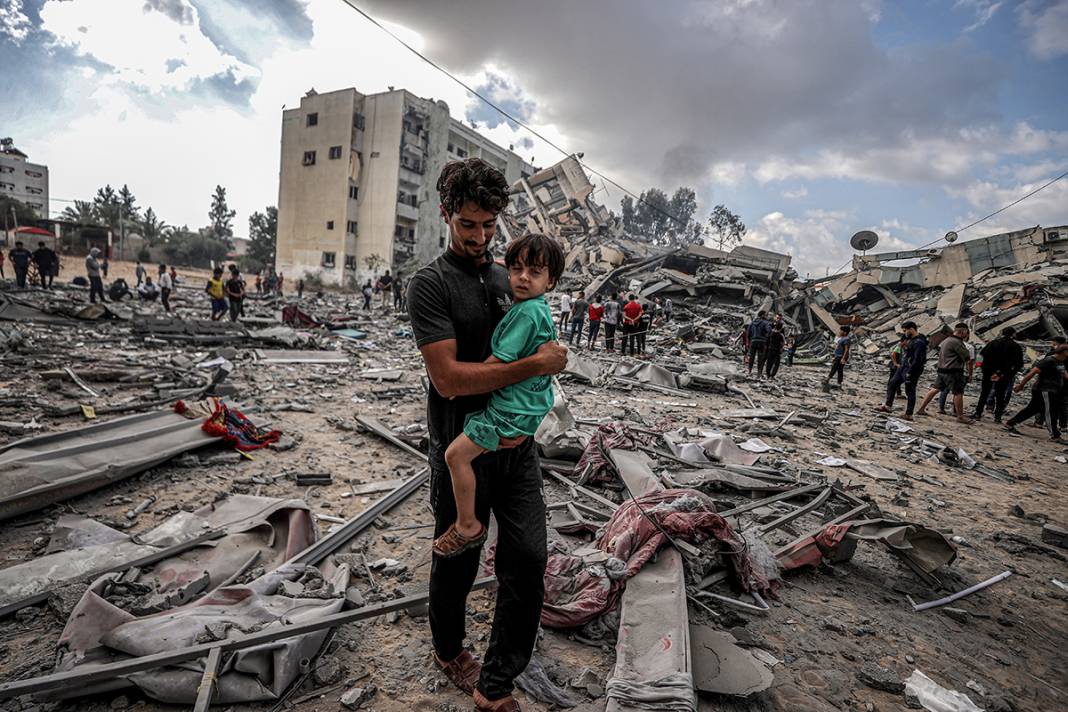 Gazze mezarlığı! Katliamın izleri İsrail'den bile görünüyor 6