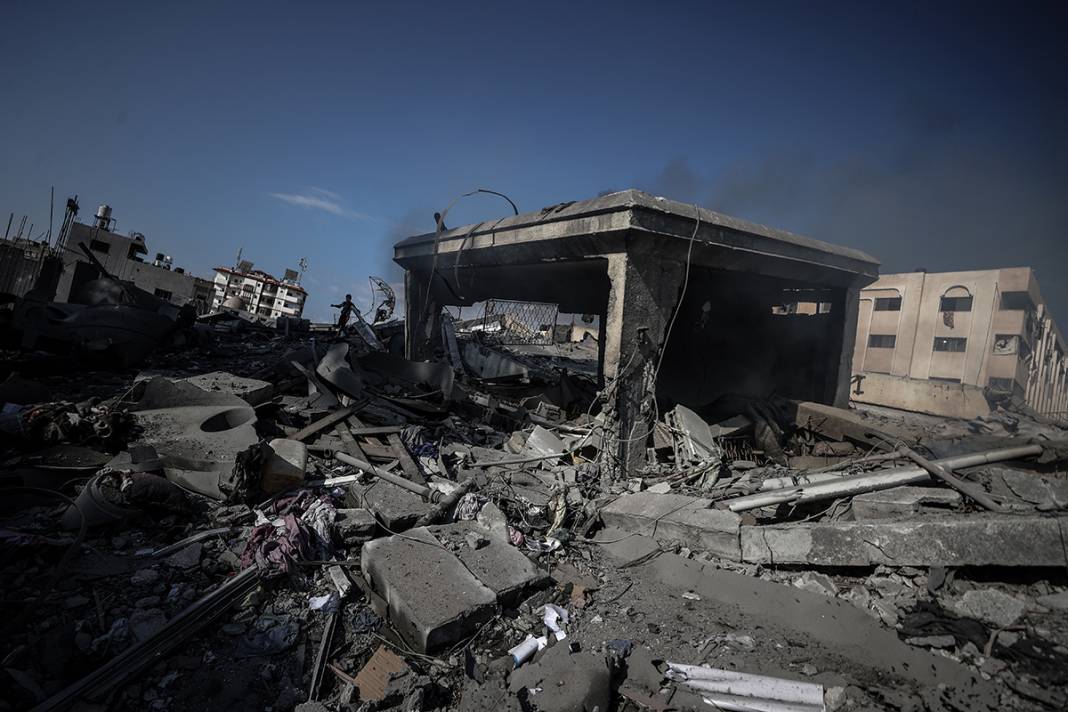 Gazze mezarlığı! Katliamın izleri İsrail'den bile görünüyor 5