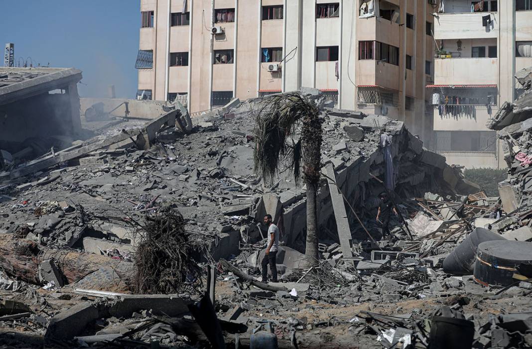 Gazze mezarlığı! Katliamın izleri İsrail'den bile görünüyor 18