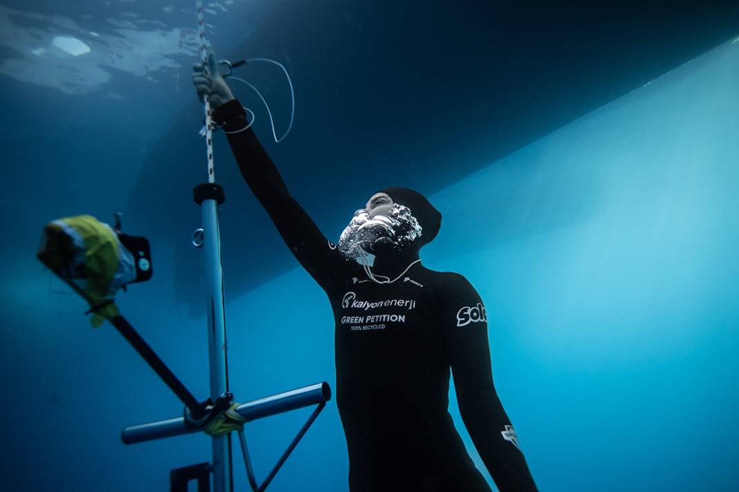 Şahika Ercümen'den dünya rekoru denemesi: 105 metrede nefesini Hatay için tutacak 18