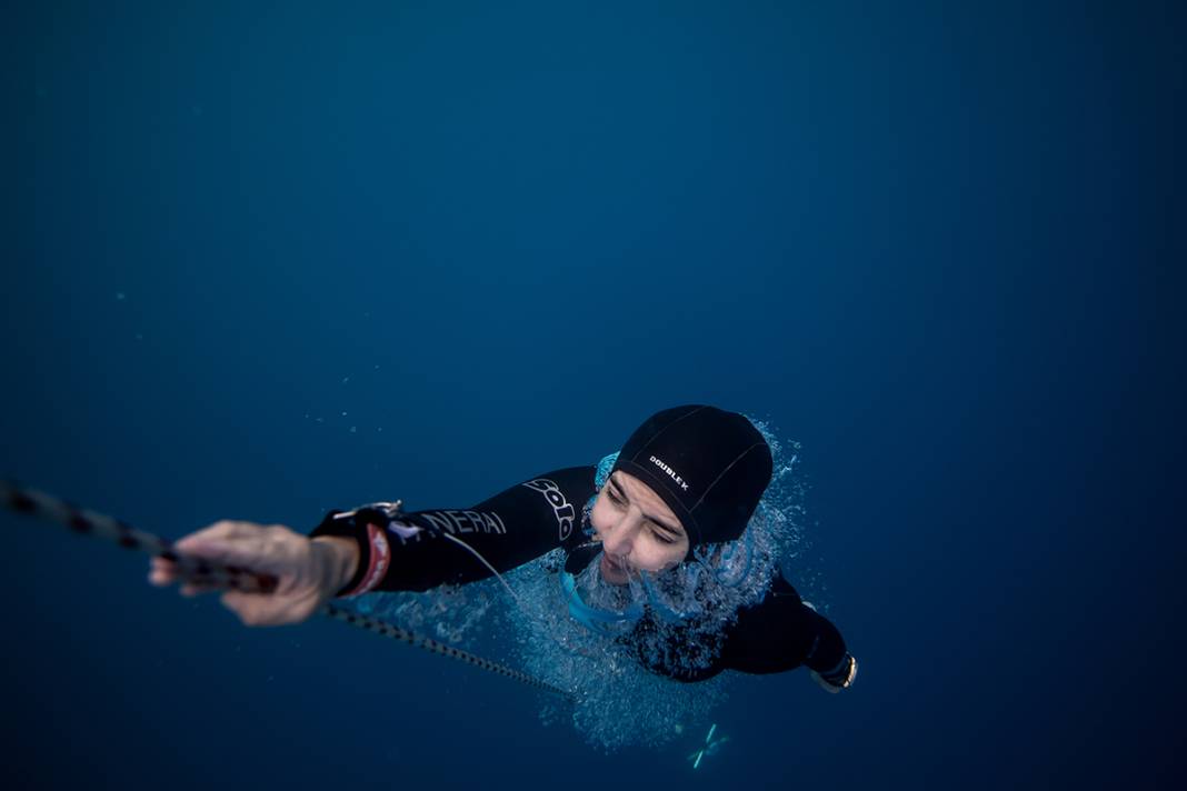 Şahika Ercümen'den dünya rekoru denemesi: 105 metrede nefesini Hatay için tutacak 13