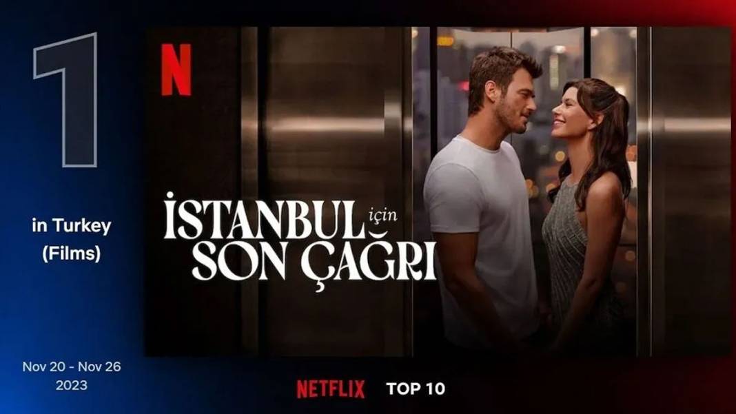 Netflix Türkiye, geçtiğimiz hafta en çok izlenen filmleri açıkladı 10