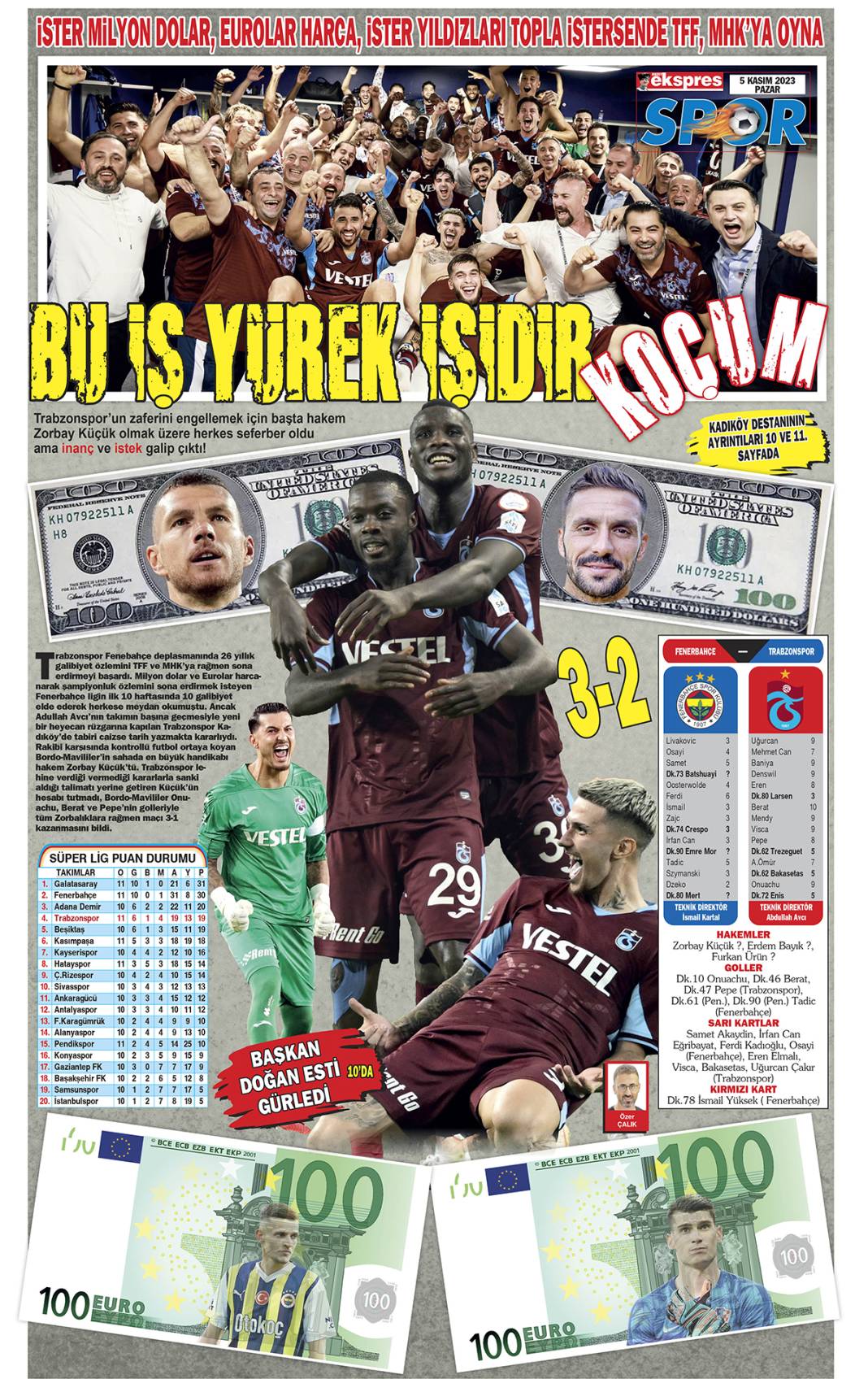 Kadıköy'de tarihi fırtına: Trabzonspor yenilmezlik serisinin fitilini ateşledi 19