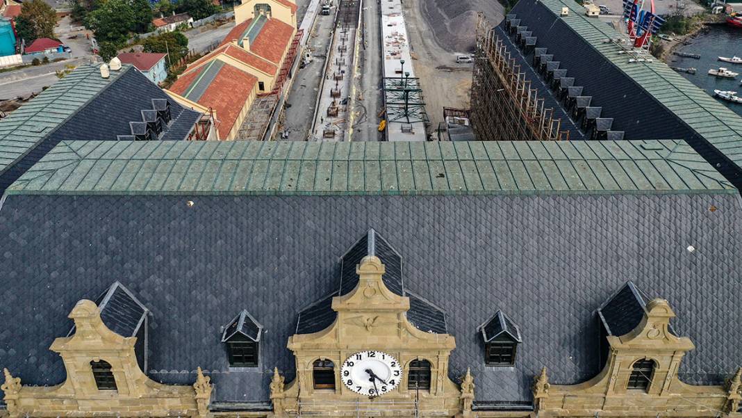 Restore edilen tarihi Haydarpaşa Garı'ndan ilk fotoğraflar geldi 1