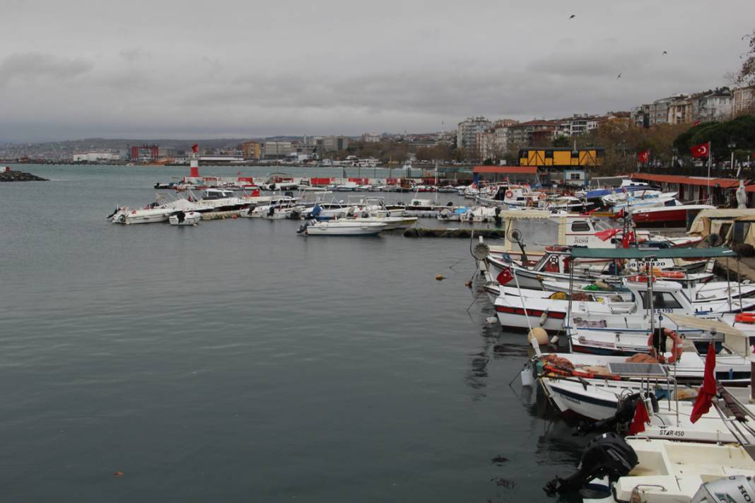 Marmara'da deniz ulaşımına hava engeli: Çok sayıda gemi Tekirdağ açıklarına demirledi 6