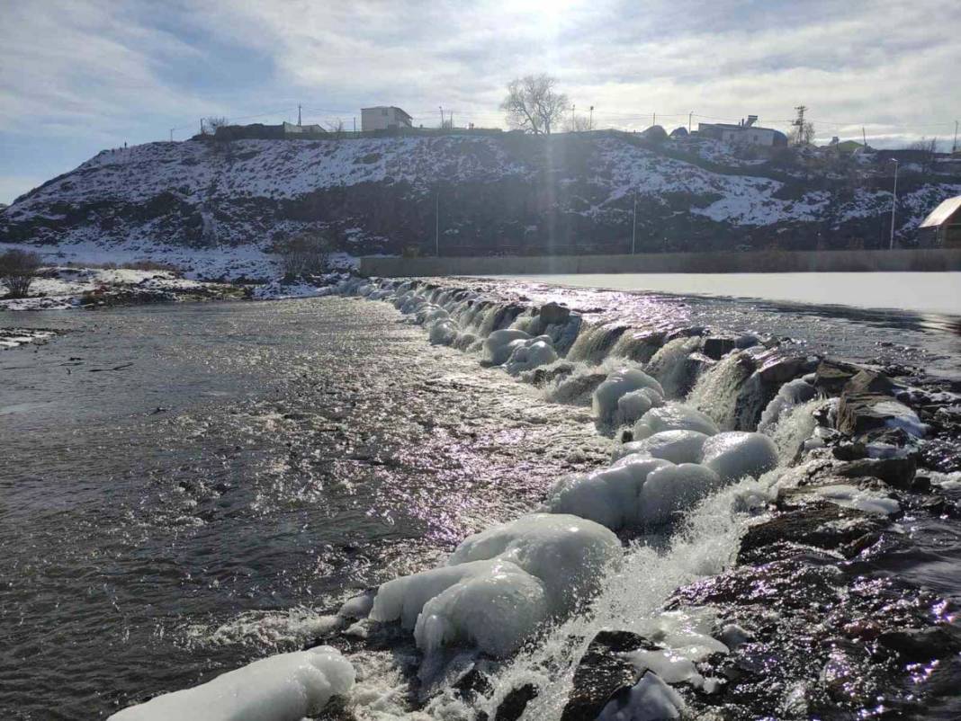 Ardahan'da 'Antartika'yı andıran manzara 5