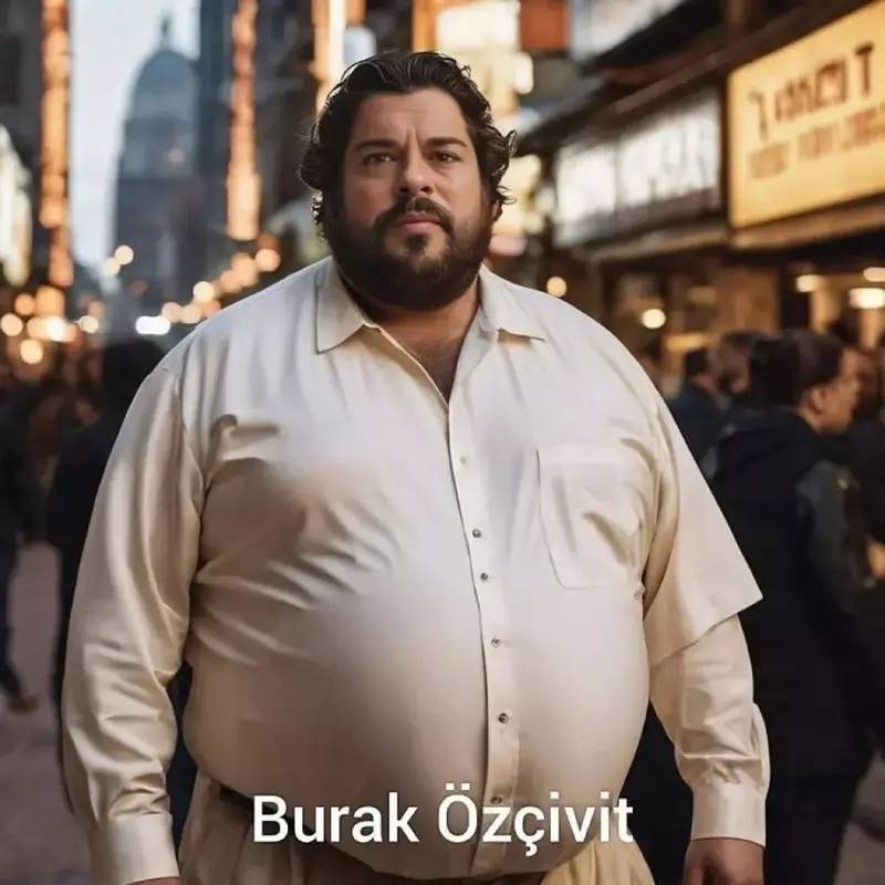 Yapay zeka ünlüleri şişmanlattı! Hande Erçel, Burak Özçivit, Afra Saraçoğlu... Onları hiç böyle görmediniz 5