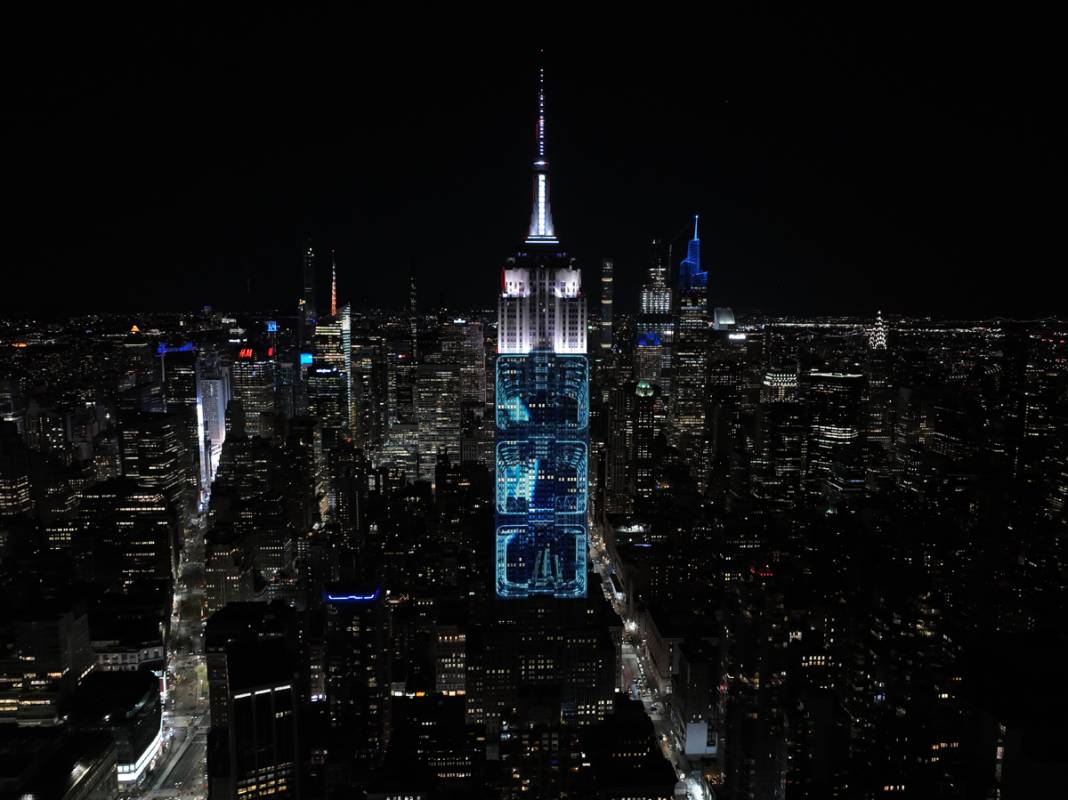 Star Wars karakterleri Empire State binasına yansıtıldı 4