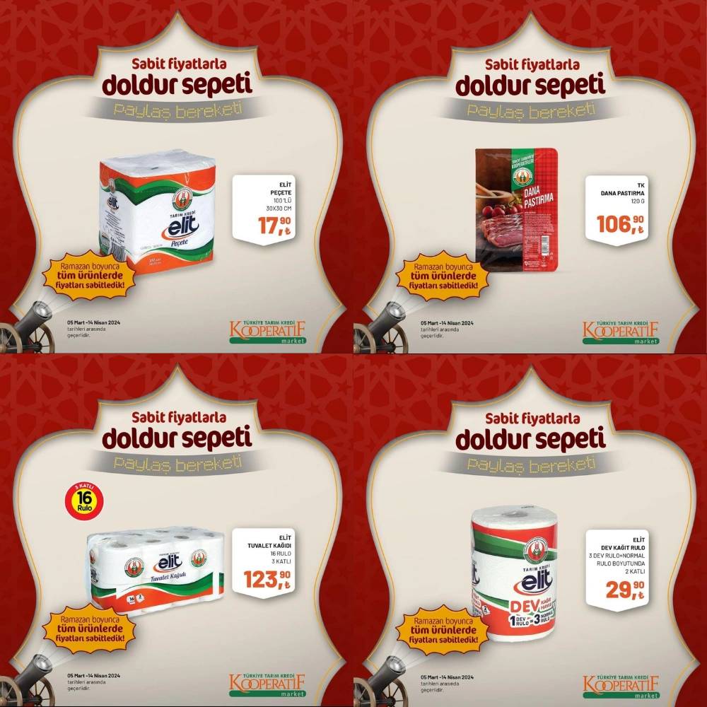 Tarım Kredi Marketlerinde Ramazan'a özel dev indirim! Tavuk, salça, deterjan... Fiyatlar dibi gördü, yetişen sepeti dolduracak 7