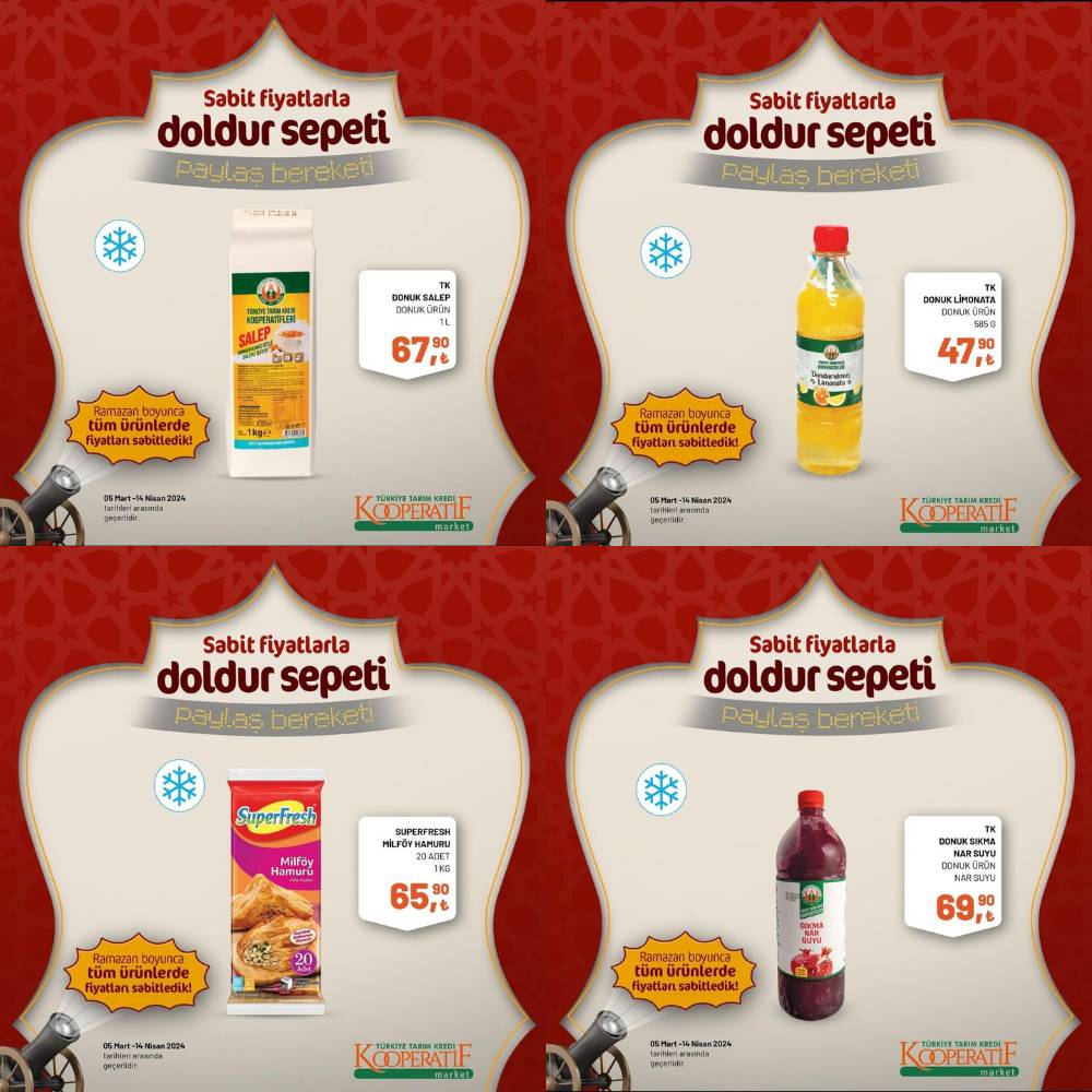Tarım Kredi Marketlerinde Ramazan'a özel dev indirim! Tavuk, salça, deterjan... Fiyatlar dibi gördü, yetişen sepeti dolduracak 2