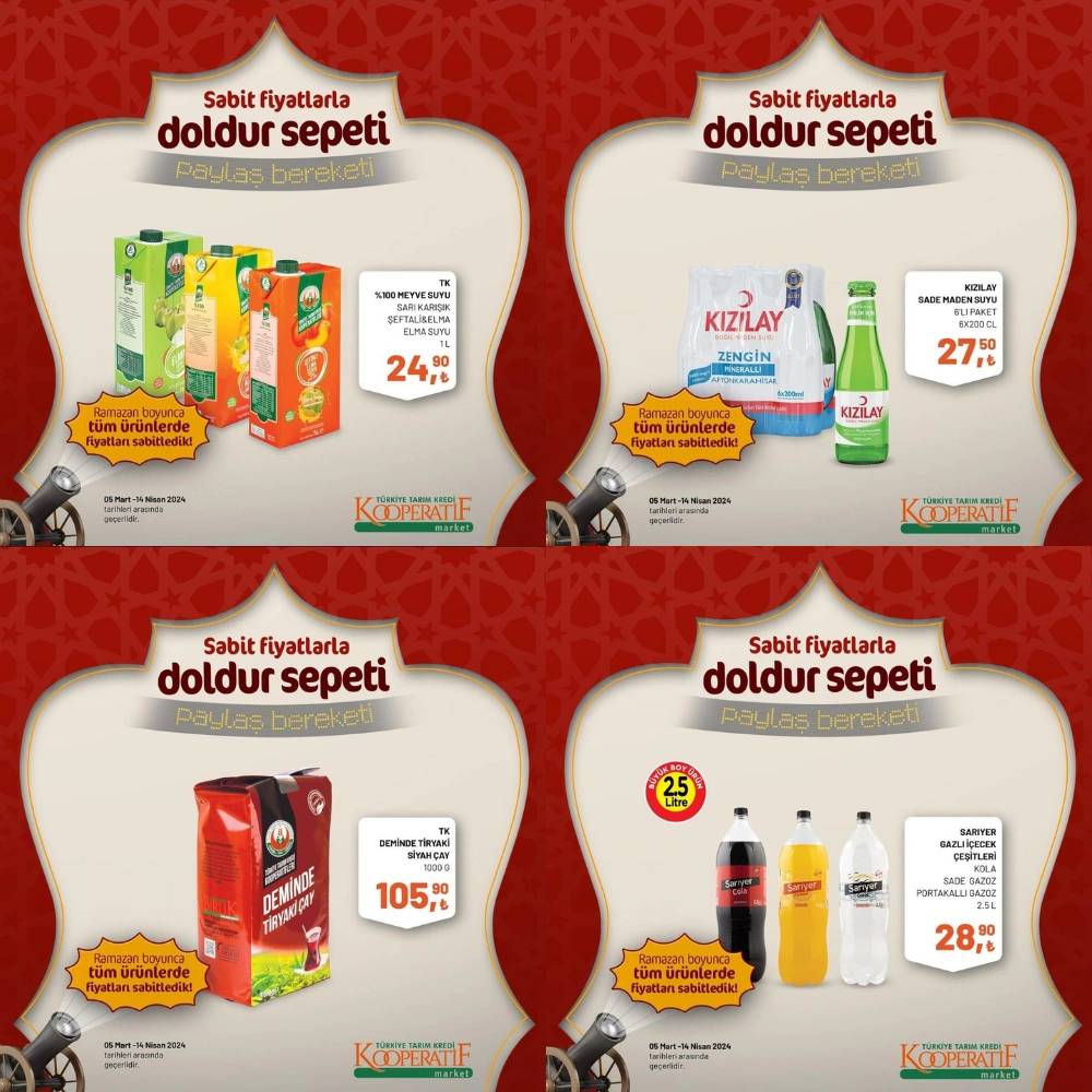 Tarım Kredi Marketlerinde Ramazan'a özel dev indirim! Tavuk, salça, deterjan... Fiyatlar dibi gördü, yetişen sepeti dolduracak 4