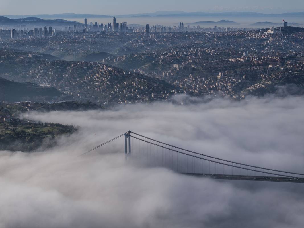 İstanbul'da yoğun sis kamerada: Göz gözü görmüyor 6