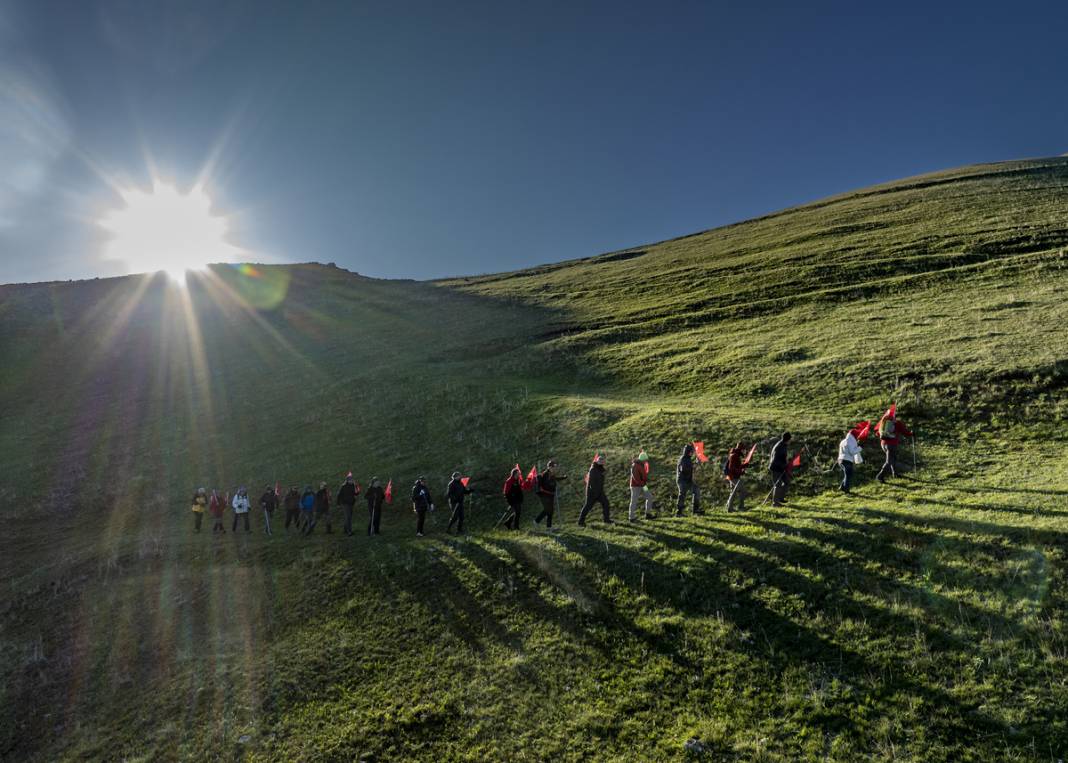 Yahni Dağı'nın zirvesinde 19 Mayıs coşkusu! 10