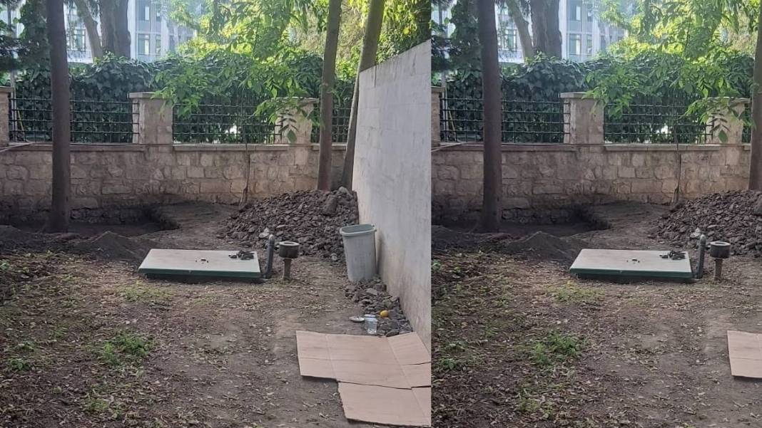 İstanbul'un göbeğinde güpegündüz kazı! Defineciler şehitliği talan etmiş 6