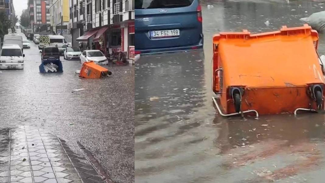 İstanbul sağanak yağışa teslim! Gündüz geceye döndü 7