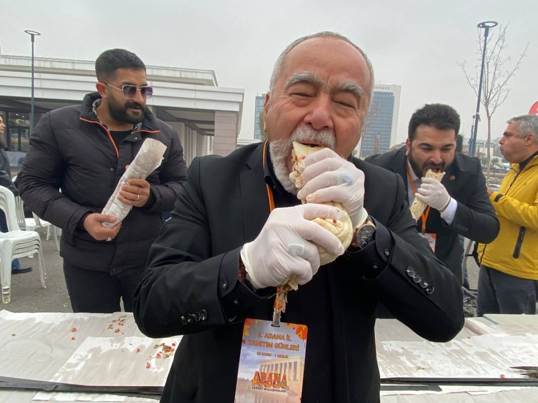 Ankara’da 'Adana lezzetleri': 106 metrelik kebap 3 dakikada bitti 3
