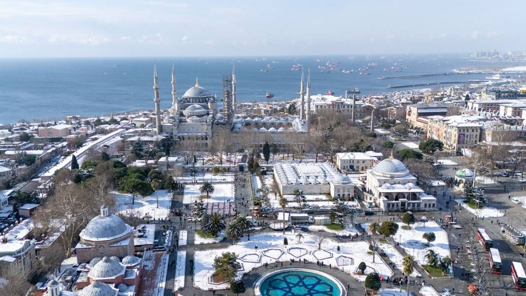 Görüntüler mest etti! İstanbul'da kartpostallık manzara 3