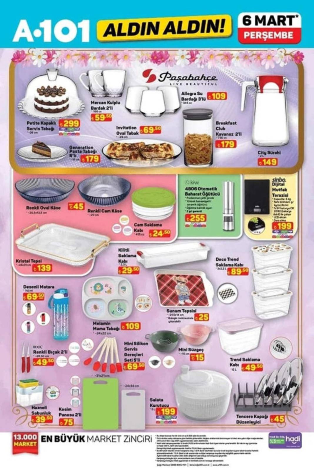 A101'den Ramazan indirimi müjdesi! Gıda ürünlerinden teknolojik aletlere kadar uygun fiyatlar: İşte 6 Mart Perşembe kataloğu 1