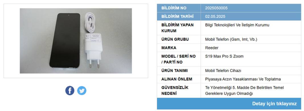 Bakanlık güvensiz ürün listesini güncellendi: 4 cep telefonu modeli piyasadan toplatılıyor 5