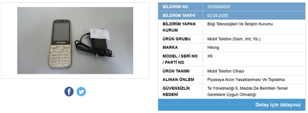 Bakanlık güvensiz ürün listesini güncellendi: 4 cep telefonu modeli piyasadan toplatılıyor 2