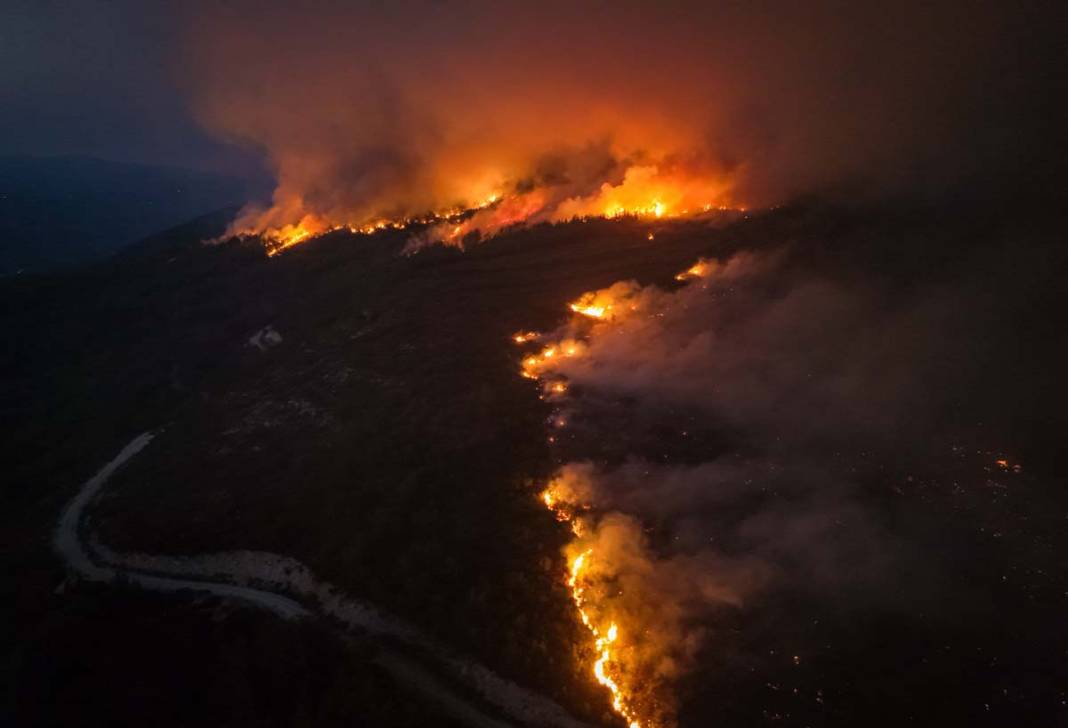 Seferihisar’da korku dolu gece: Alevler yazlık siteyi yok etti 12