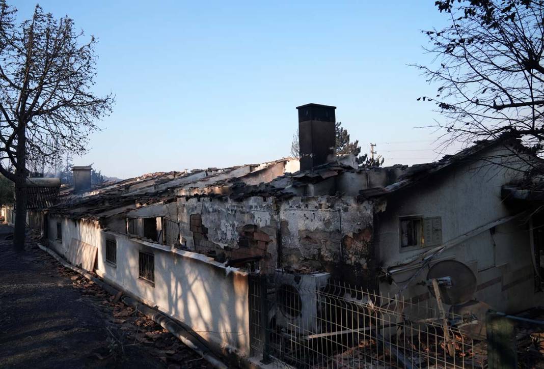 Seferihisar’da korku dolu gece: Alevler yazlık siteyi yok etti 5