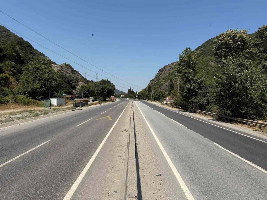 Sakarya’da 3 gün arayla ikinci yangın: Karayolu trafiğe kapatıldı 5