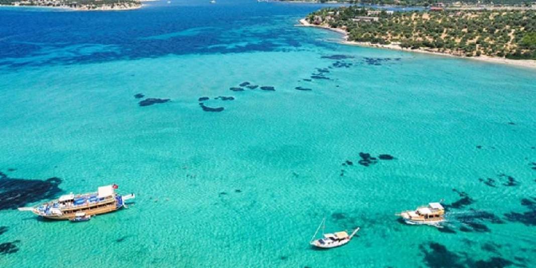 Ege'nin gözde tatil beldelerine rakip! Çeşme'yi Bodrum'u tahtından bile edebilir: İşte berrak deniziyle Bademli köyü... 2