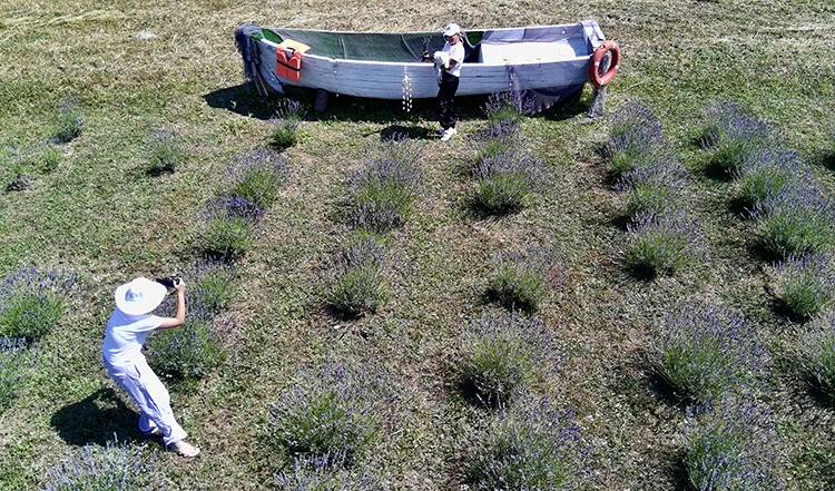 60 dönüm arazide üretim yapıyorlar! Kadınların emeği karşılığını alıyor: Hasattan ayrı ziyaretçilerden ayrı para kazanıyorlar 1