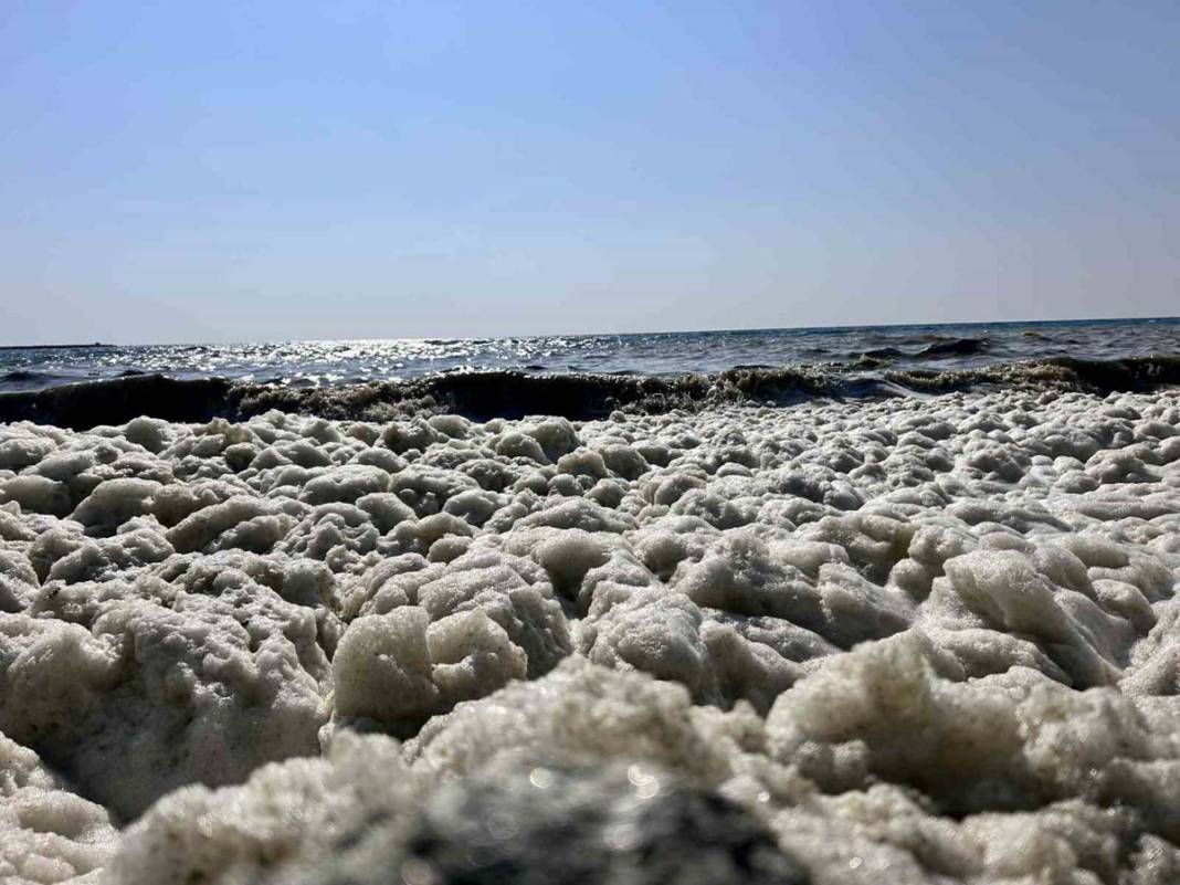 Akdeniz’de deniz yüzeyindeki beyaz tabaka tedirgin etti 3