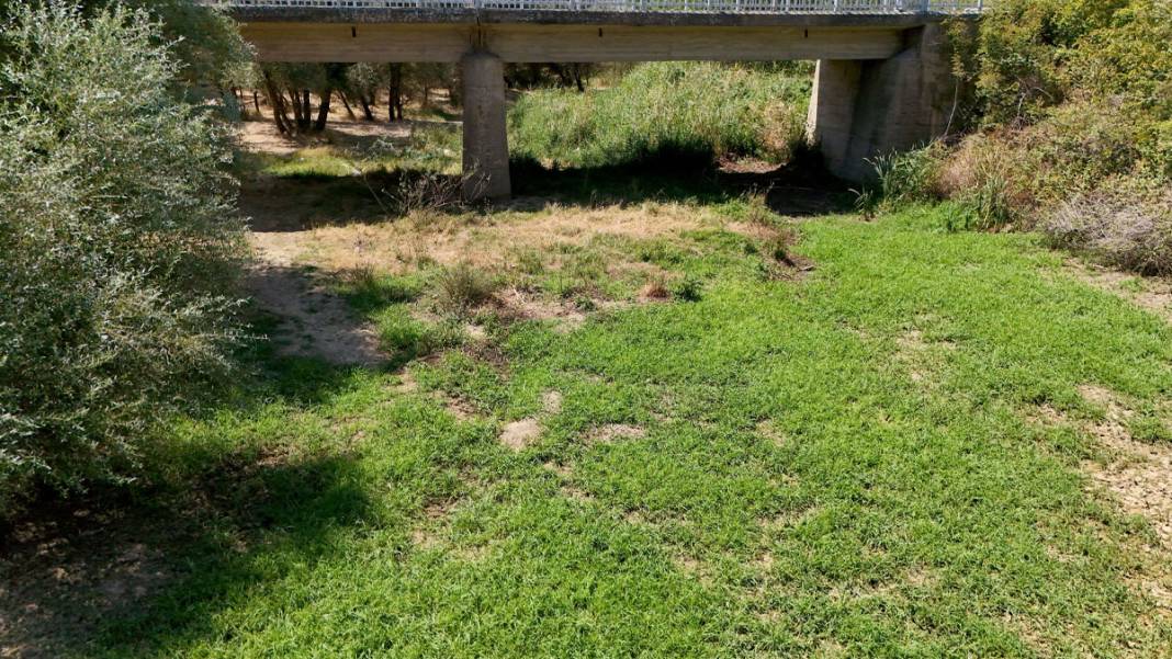 Aşırı sıcaklar Teke Deresi’ni kuruttu 1