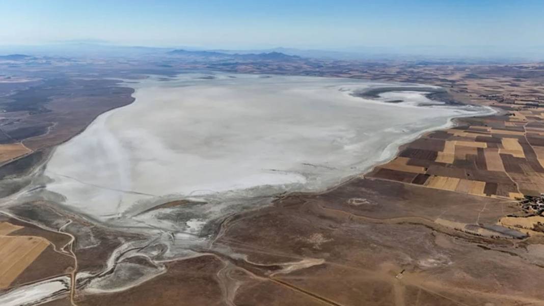 Flamingo cennetiydi... Seyfe Gölü'nden geriye çorak topraklar kaldı 2