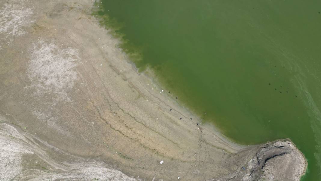 Tekirdağ'da kuraklık alarmı: Türkmenli Göleti kuruma noktasına geldi 6