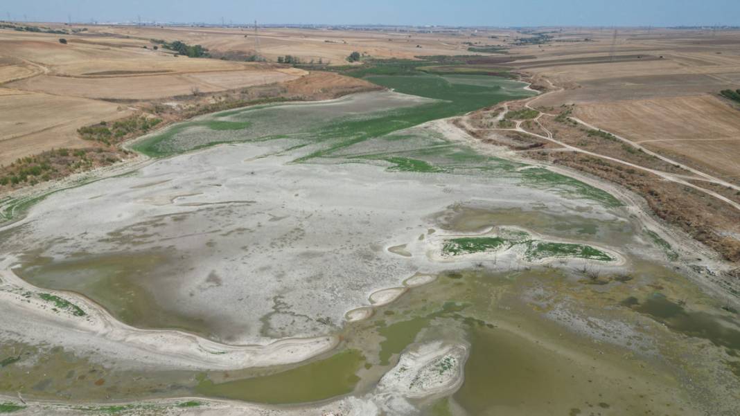 Tekirdağ'da kuraklık alarmı: Türkmenli Göleti kuruma noktasına geldi 5