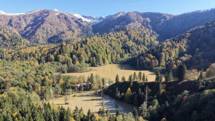 Karadeniz sonbahar renklerine büründü! Borçka’da kartpostallık manzaralar ortaya çıktı 2