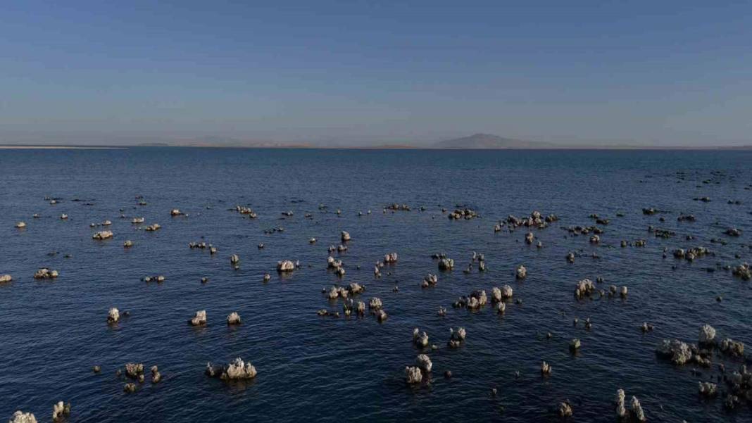 Kuraklık Van Gölü'nü vurdu: Endişe verici manzara ortaya çıktı 6