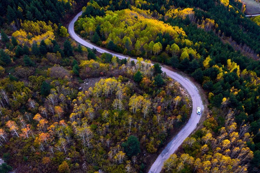 Gümüşhane’de sonbahar şöleni! Alpler'i aratmıyor: Zirvelerde kar, vadilerde renk cümbüşü 3