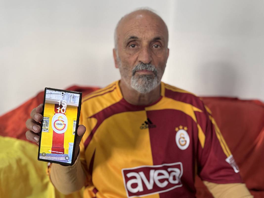 Bir aşk hikayesi! Evi sarı-kırmızıya boyadı, mahallenin "Galatasaray evi" oldu 5