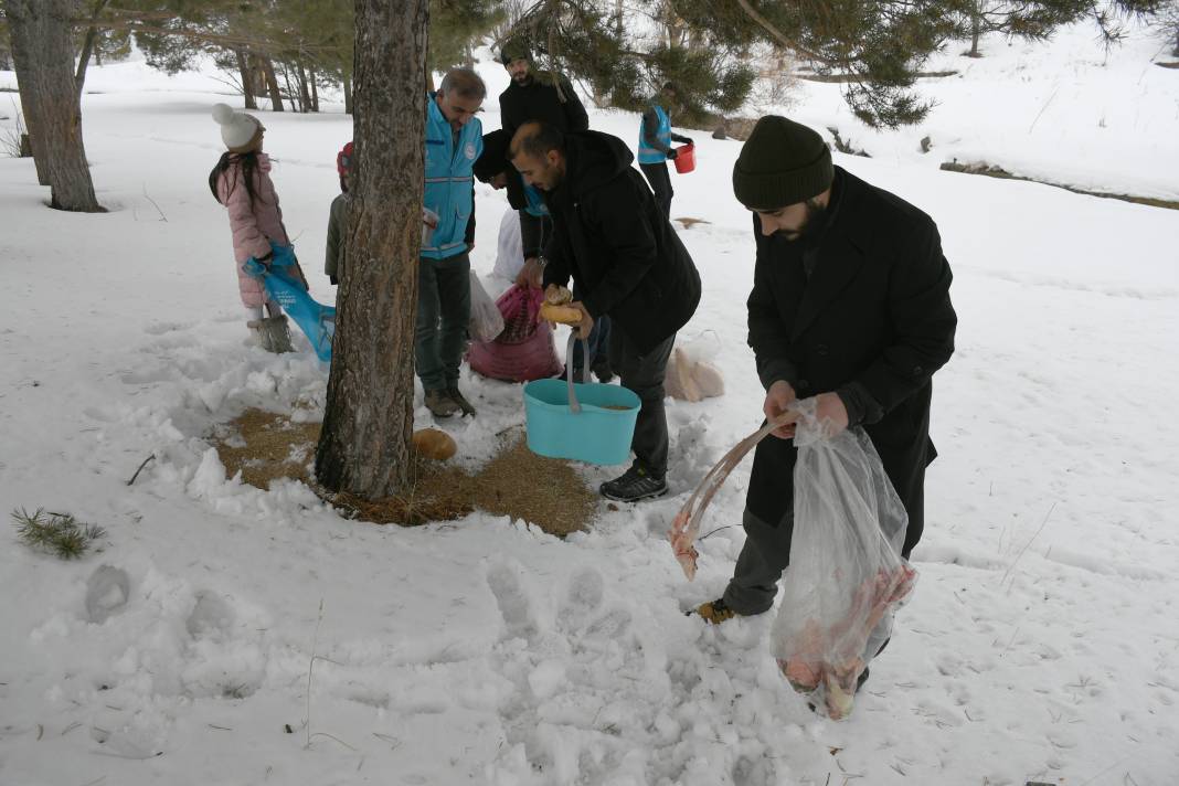 İmamlar yaban hayatı için seferber oldu: Çuvallar bu kez "can dostlar" için sırtlandı! 5