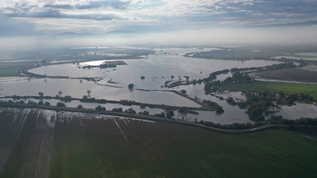 Aydın’da Büyük Menderes taştı: Yollar ve tarlalar sular altında kaldı 6