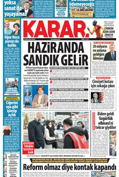 6 Aralık 2020 Pazar