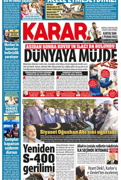 3 Ekim 2021 Pazar