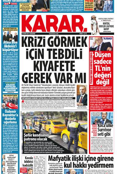 20 Ekim 2021 Çarşamba