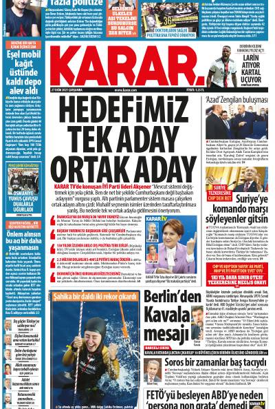 27 Ekim 2021 Çarşamba