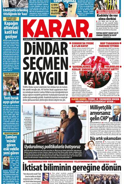 19 Aralık 2021 Pazar